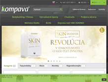 Tablet Screenshot of kompava.sk
